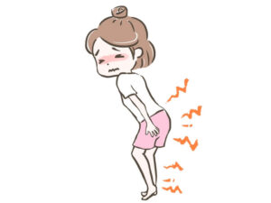 坐骨神経痛のイラスト